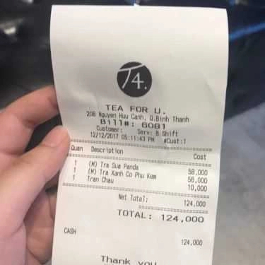 Tổng hợp- Cafe T4 Vietnam - Tea - Vinhomes Central Park