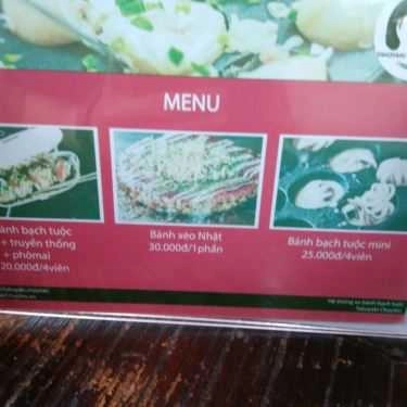 Thực đơn- Ăn vặt Takoyaki Chochin - Đặng Văn Bi
