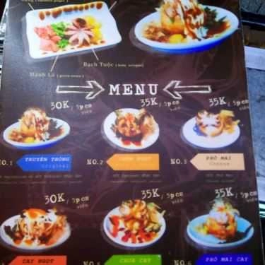 Thực đơn- Ăn vặt Takoyaki Hatachi - Trần Khắc Chân