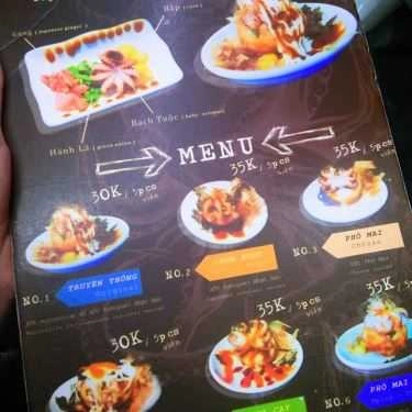 Thực đơn- Ăn vặt Takoyaki Hatachi - Trần Khắc Chân