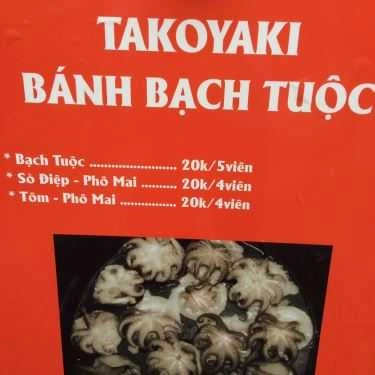 Thực đơn- Ăn vặt Takoyaki Nhiêu Lộc
