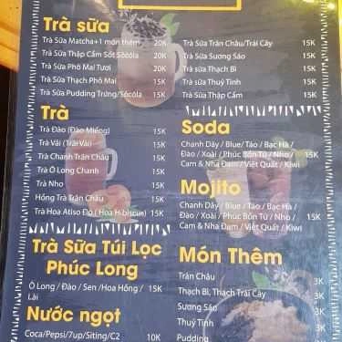 Thực đơn- Ăn vặt Tamtam - Tea & Milk Tea