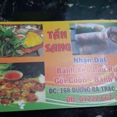 Thực đơn- Ăn vặt Tấn Sang - Bánh Xèo & Bánh Khọt