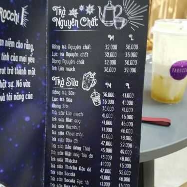 Thực đơn- Cafe Tarocchi - Trà Sữa & Bói Bài