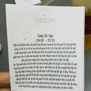 Tổng hợp- Cafe Tarocchi - Trà Sữa & Bói Bài