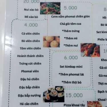 Thực đơn- Tatuu House - Quán Ăn Vặt