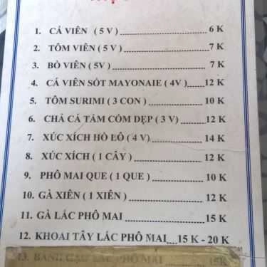 Thực đơn- Tea Box - Milk Tea & Coffee