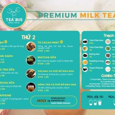 Thực đơn- Cafe Tea Bus - Premium Milk Tea - 24 Đường D5