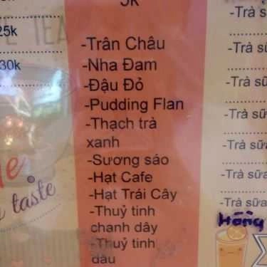 Thực đơn- Tea’se Me – Trà Sữa & Ăn Vặt