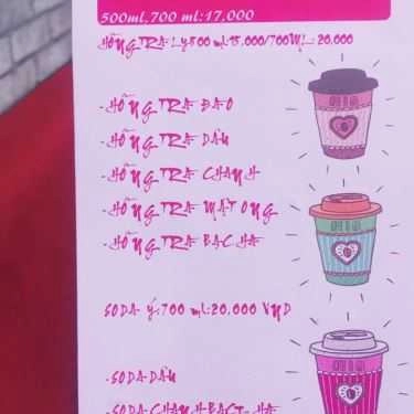 Thực đơn- TeaZone - Coffee & Tea