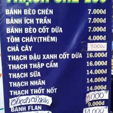 Thực đơn- Ăn vặt Thạch Chè - Bánh Bèo Chén