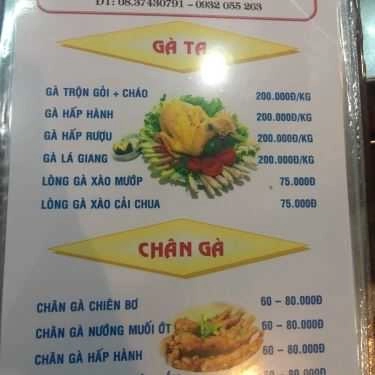 Thực đơn- Quán Nhậu Thanh Niên - Lẩu Và Các Món Nhậu