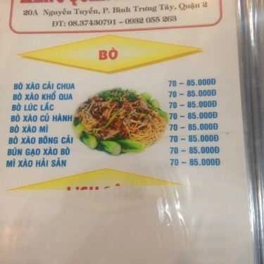 Thực đơn- Quán Nhậu Thanh Niên - Lẩu Và Các Món Nhậu