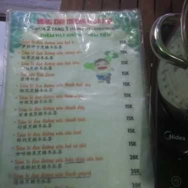 Thực đơn- Thanh Tâm - Trà Bí Đao & Cafe