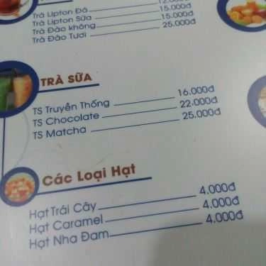 Thực đơn- Thảo Nguyễn Cafe & Sữa Chua Bánh Flan