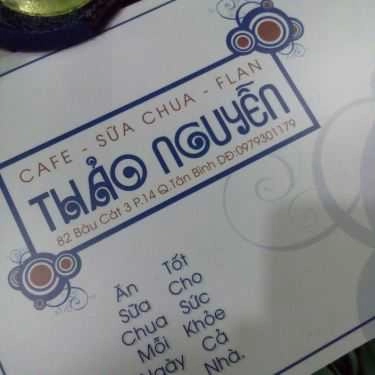 Thực đơn- Thảo Nguyễn Cafe & Sữa Chua Bánh Flan