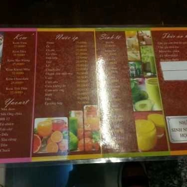 Thực đơn- Thảo Viên Cafe