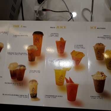Thực đơn- The A Coffee & Tea Express