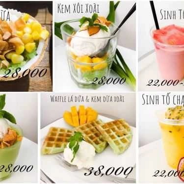Thực đơn- Cafe The Coconut - Kem Xôi Dừa & Sinh Tố