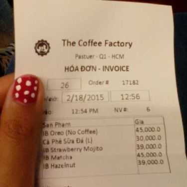 Tổng hợp- The Coffee Factory - Pasteur