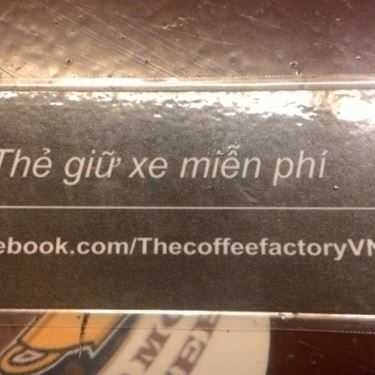 Tổng hợp- The Coffee Factory - Pasteur