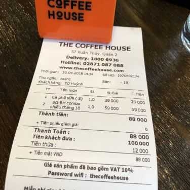 Tổng hợp- The Coffee House - Xuân Thủy