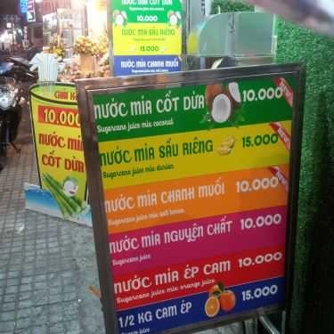Thực đơn- Cafe Thế Giới Mía