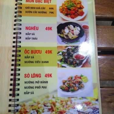 Thực đơn- Quán Nhậu Lót Te - Ốc, Sườn Cây Nướng & Lẩu Thái