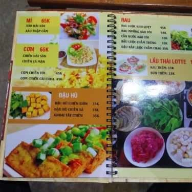 Thực đơn- Quán Nhậu Lót Te - Ốc, Sườn Cây Nướng & Lẩu Thái