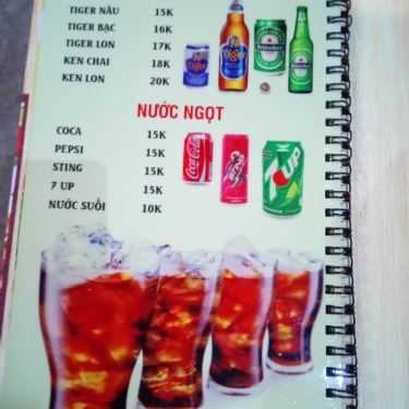 Thực đơn- Quán Nhậu Lót Te - Ốc, Sườn Cây Nướng & Lẩu Thái