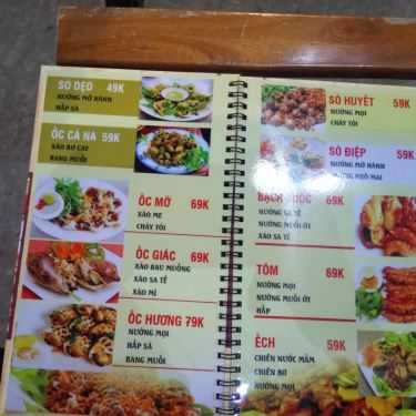 Thực đơn- Quán Nhậu Lót Te - Ốc, Sườn Cây Nướng & Lẩu Thái