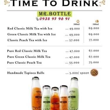 Thực đơn- The Ne'mer Drinks - Shop Online