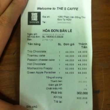 Tổng hợp- The S Cafe