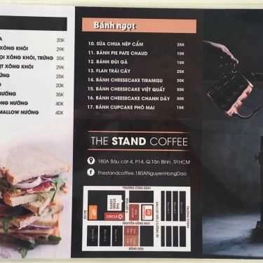 Thực đơn- The Stand Coffee