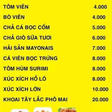 Thực đơn- The Sunny Coffee & Tea