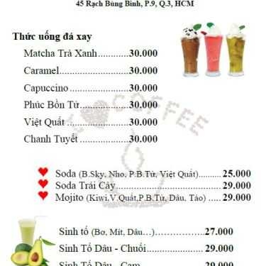 Thực đơn- The Win Coffee