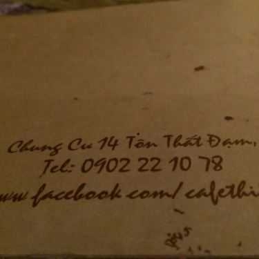 Tổng hợp- Thị Fi Cafe - Tôn Thất Đạm