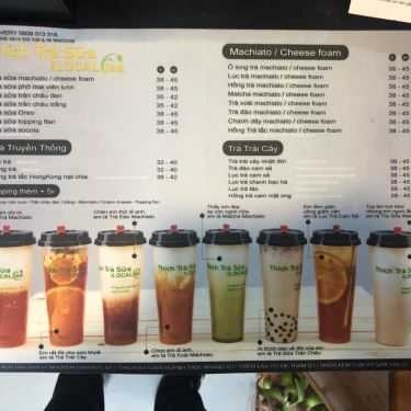 Thực đơn- Cafe Thích Trà Sữa - Local Tea - Nguyễn Thái Học