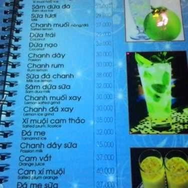 Thực đơn- Thiên Nhã Cafe