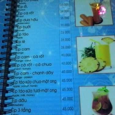 Thực đơn- Thiên Nhã Cafe