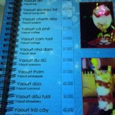 Thực đơn- Thiên Nhã Cafe