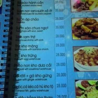 Thực đơn- Thiên Nhã Cafe