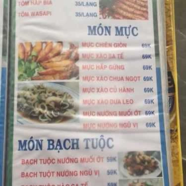 Thực đơn- Ăn vặt Thiên Phúc - Ốc & Hải Sản