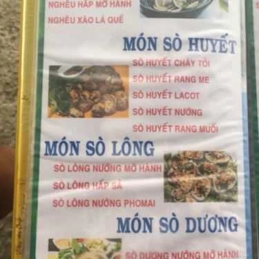 Thực đơn- Ăn vặt Thiên Phúc - Ốc & Hải Sản