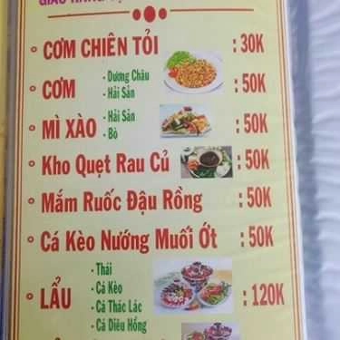 Thực đơn- Ăn vặt Thiên Phúc - Ốc & Hải Sản