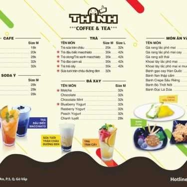 Thực đơn- Thính Coffee & Tea