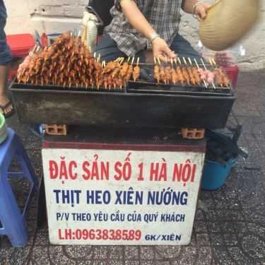 Tổng hợp- Ăn vặt Thịt Heo Xiên Nướng Hà Nội