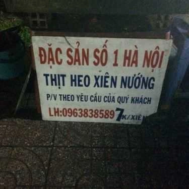 Tổng hợp- Ăn vặt Thịt Heo Xiên Nướng Hà Nội