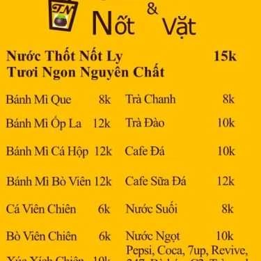 Thực đơn- Thốt Nốt & Ăn Vặt 128