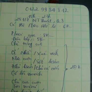 Thực đơn- Thức Ăn Vặt - Cá Viên Chiên & Xiên Que